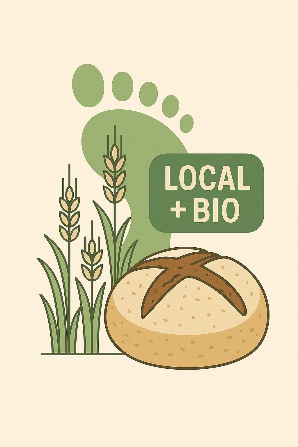 Levain4 Illustration de l’empreinte écologique du levain selon l’origine de la farine