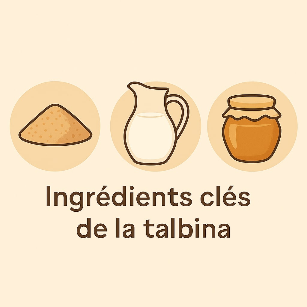 ChatGPT Image 12 juin 2025, 22_26_07 Infographie des trois ingrédients principaux de la talbina